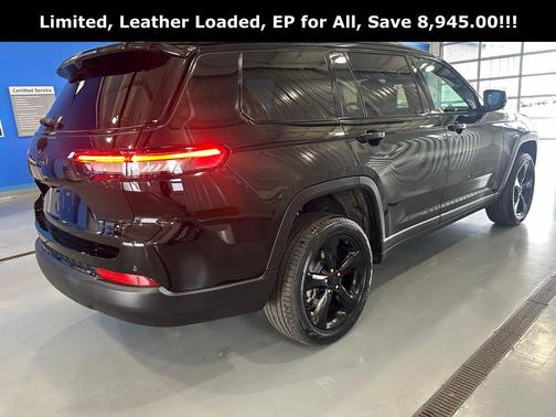 Diamond Black Crystal Pearlcoat 2025 Jeep Grand Cherokee L Limited