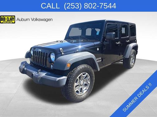 Black Clearcoat 2016 Jeep Wrangler Unlimited Sport
