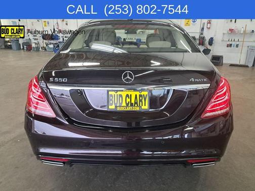 Black 2014 Mercedes-Benz S-Class S 550 4MATIC