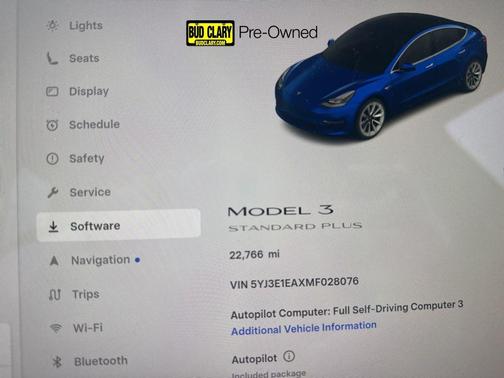 2021 Tesla Model 3 Standard Range Plus