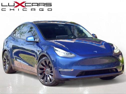 Deep Blue Metallic 2020 Tesla Model Y Long Range Dual Motor All-Wheel Drive