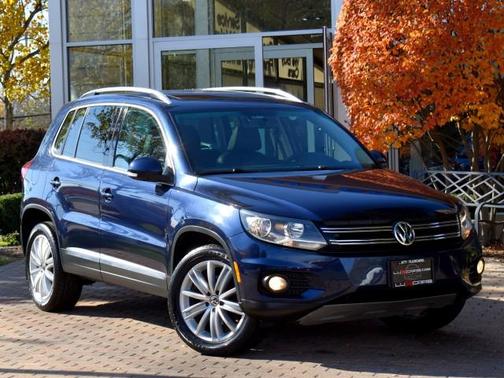 Night Blue Metallic 2015 Volkswagen Tiguan 4MOTION Auto SEL