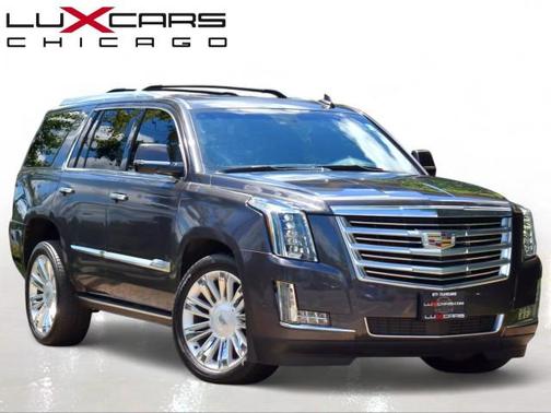 Dark Granite Metallic 2017 Cadillac Escalade Platinum
