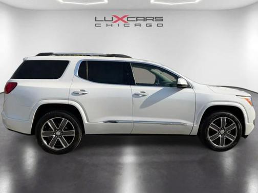 White Frost Tricoat 2018 GMC Acadia Denali