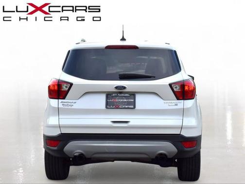 White Platinum Metallic Tri-Coat 2019 Ford Escape Titanium