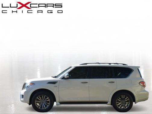 Pearl White Tricoat 2019 Nissan Armada Platinum