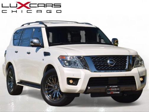 Pearl White Tricoat 2019 Nissan Armada Platinum