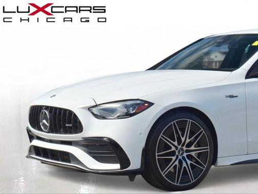Polar White 2023 Mercedes-Benz AMG C 43 4MATIC
