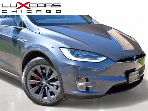 Midnight Silver Metallic 2018 Tesla Model X P100D