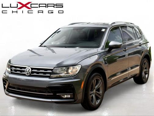 Platinum Gray Metallic 2019 Volkswagen Tiguan 2.0T SEL R-Line 4MOTION