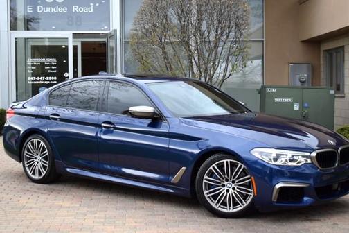 Mediterranean Blue Metallic 2018 BMW M550 i Xdrive