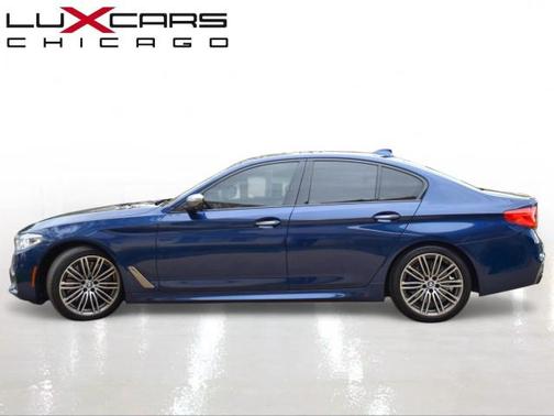 Mediterranean Blue Metallic 2018 BMW M550 i Xdrive