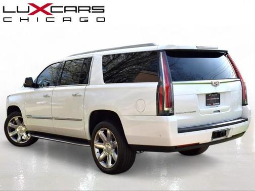 Crystal White Tricoat 2020 Cadillac Escalade ESV Luxury