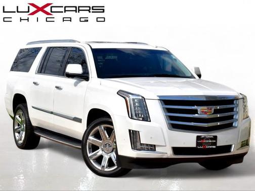 Crystal White Tricoat 2020 Cadillac Escalade ESV Luxury