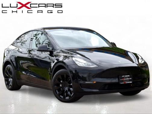 Solid Black 2022 Tesla Model Y Long Range Dual Motor All-Wheel Drive