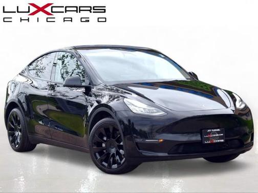 Solid Black 2022 Tesla Model Y Long Range Dual Motor All-Wheel Drive