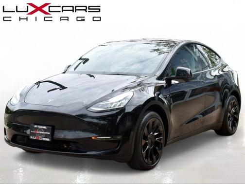 Solid Black 2022 Tesla Model Y Long Range Dual Motor All-Wheel Drive