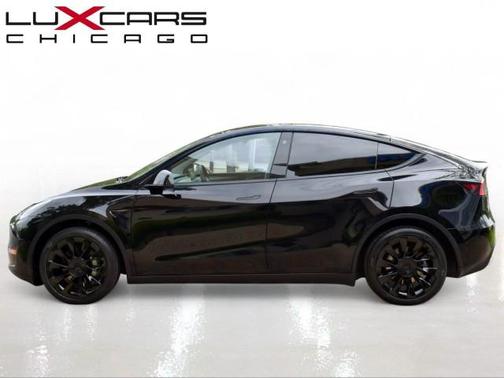 Solid Black 2022 Tesla Model Y Long Range Dual Motor All-Wheel Drive
