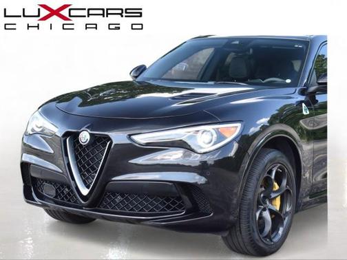 Vulcano Black Metallic 2018 Alfa Romeo Stelvio Quadrifoglio