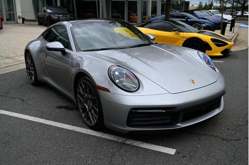 GT Silver Metallic 2021 Porsche 911 Carrera 4S
