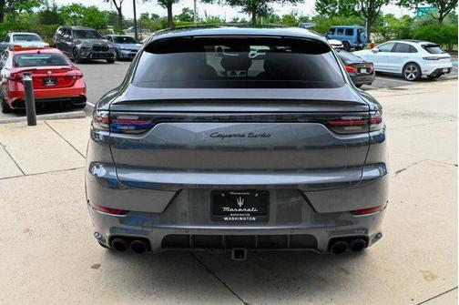 Quartzite Grey Metallic 2021 Porsche Cayenne Turbo Coupe AWD