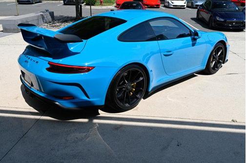 Blue 2018 Porsche 911 GT3