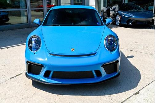 Blue 2018 Porsche 911 GT3