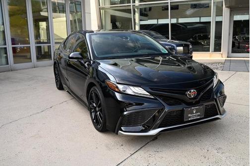 Midnight Black Metallic 2023 Toyota Camry XSE
