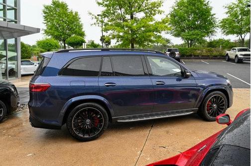 Twilight Blue Metallic 2024 Mercedes-Benz AMG GLS 63 Base 4MATIC