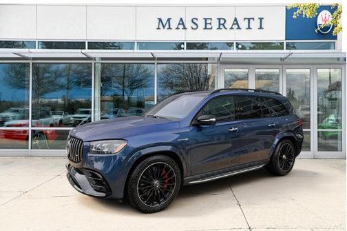Twilight Blue Metallic 2024 Mercedes-Benz AMG GLS 63 Base 4MATIC