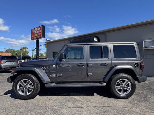 Granite Crystal Gray 2018 Jeep Wrangler Unlimited Sahara