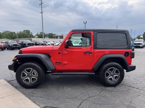 Red 2021 Jeep Wrangler Sport S