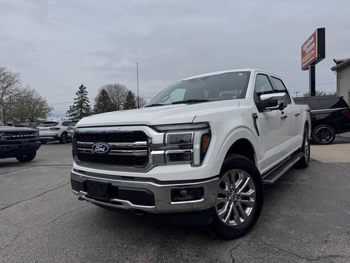 Star White 2025 Ford F-150 Lariat