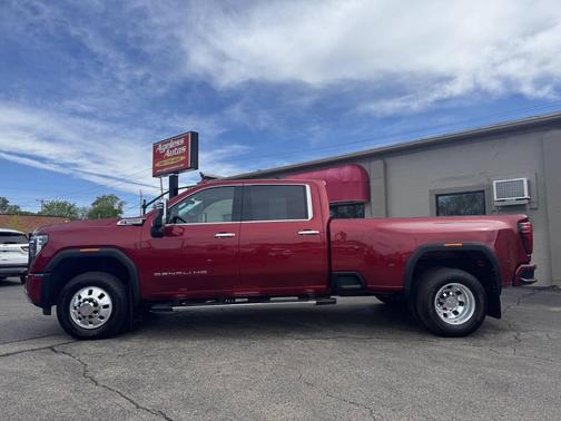 Volcanic Red 2024 GMC Sierra 3500 Denali