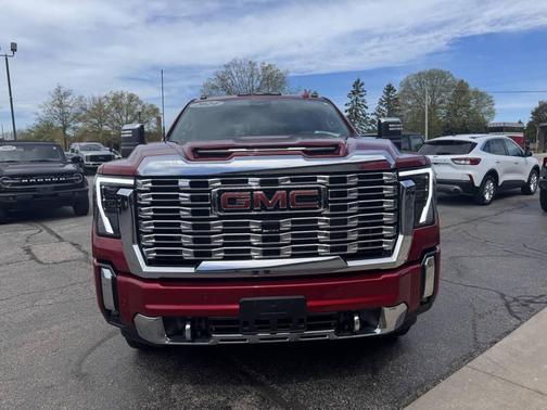 Volcanic Red 2024 GMC Sierra 3500 Denali