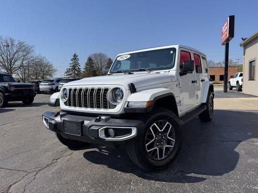 Bright White 2024 Jeep Wrangler 4-Door Sahara