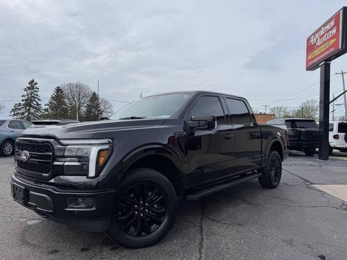 Agate Black Metallic 2025 Ford F-150 Lariat