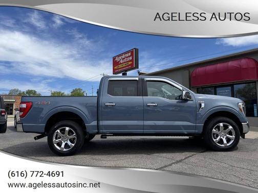 Azure Gray Metallic Tri-Coat 2023 Ford F-150 Lariat