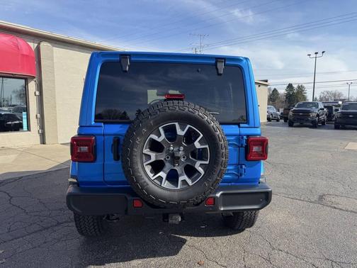 Hydro Blue 2024 Jeep Wrangler 4-Door Sahara