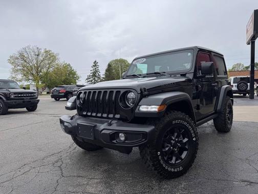 Black 2023 Jeep Wrangler Willys