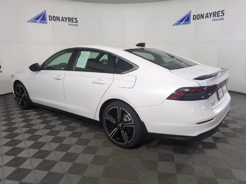 White 2025 Honda Accord Hybrid Sport