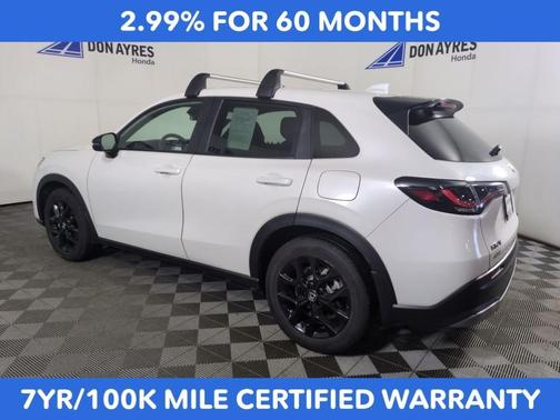 Platinum White 2024 Honda HR-V Sport