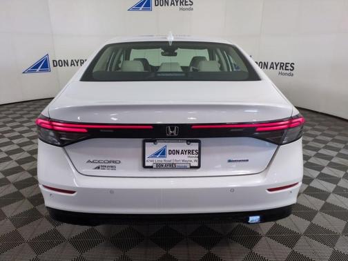 Platinum White 2026 Honda Accord Hybrid EX-L