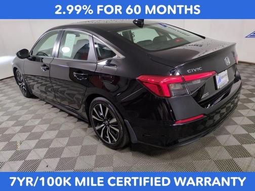 Crystal Black Pearl 2024 Honda Civic EX