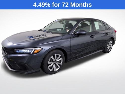 Gray 2024 Honda Civic LX