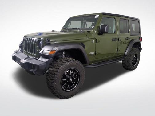 Sarge Green Clearcoat 2021 Jeep Wrangler Unlimited Sport