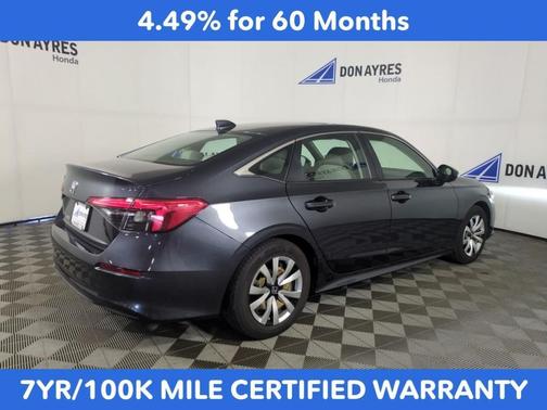 Gray Metallic 2023 Honda Civic LX