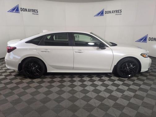 Platinum White 2026 Honda Civic Sport