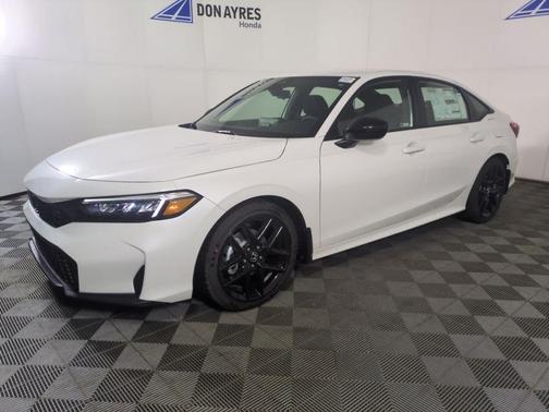 Platinum White 2026 Honda Civic Sport