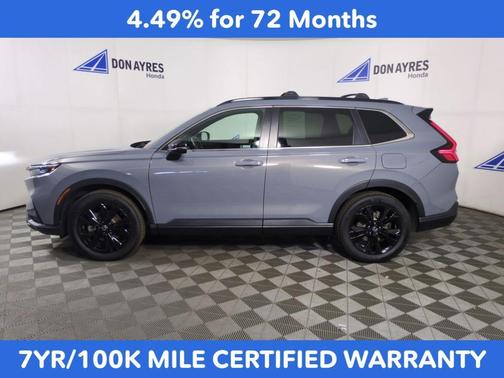 Gray 2024 Honda CR-V Hybrid Sport Touring
